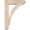 Ekena Millwork Thorton Craftsman Smooth Bracket w/ Offset Brace, Douglas Fir, 7 1/2"W x 28"D x 40"H BKT0806X28X40THR04SDF - alternate 3
